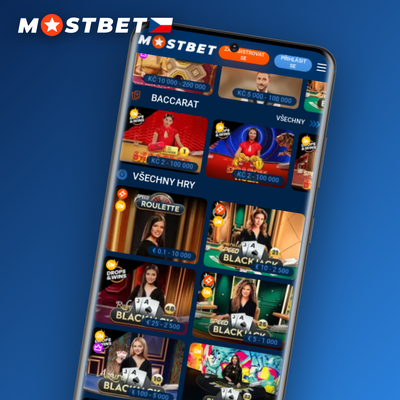 Mostbet casino app s přes 3 000 sloty a hrami dostupnými v mobilu