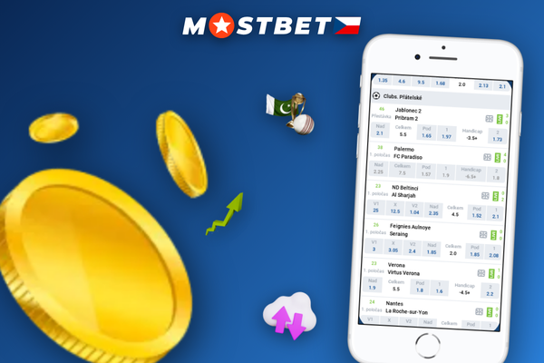 Automatická aktualizace Mostbet aplikace v App Store na obrazovce iPhonu