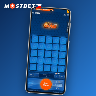 Mostbet Mines mřížka s vysokým rizikem a násobitelem až 10 000x